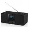 Internetové rádio JVC RA-E981B — Wi‑Fi & Bluetooth streaming, DAB+, FM, 2x5W, 40 pamätí staníc, USB, AUX, LCD displej