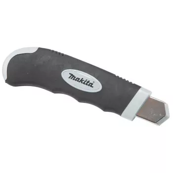 Makita D-65713 nôž s lámanými čepeľami, 100 mm, vrátane 8 lámaných čepelí (7 uložených v rukoväti), automatický posun čepele, ergonomická protišmyková rukoväť, modrá