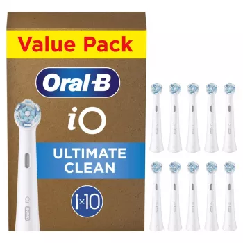 Oral-B iO Ultimate Clean náhradné hlavice kefiek, biele, 10 ks