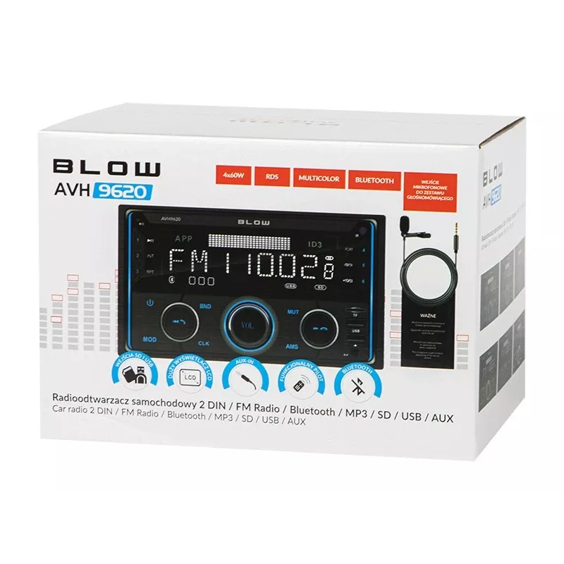 Blow AVH-9620 2DIN 7" autorádio