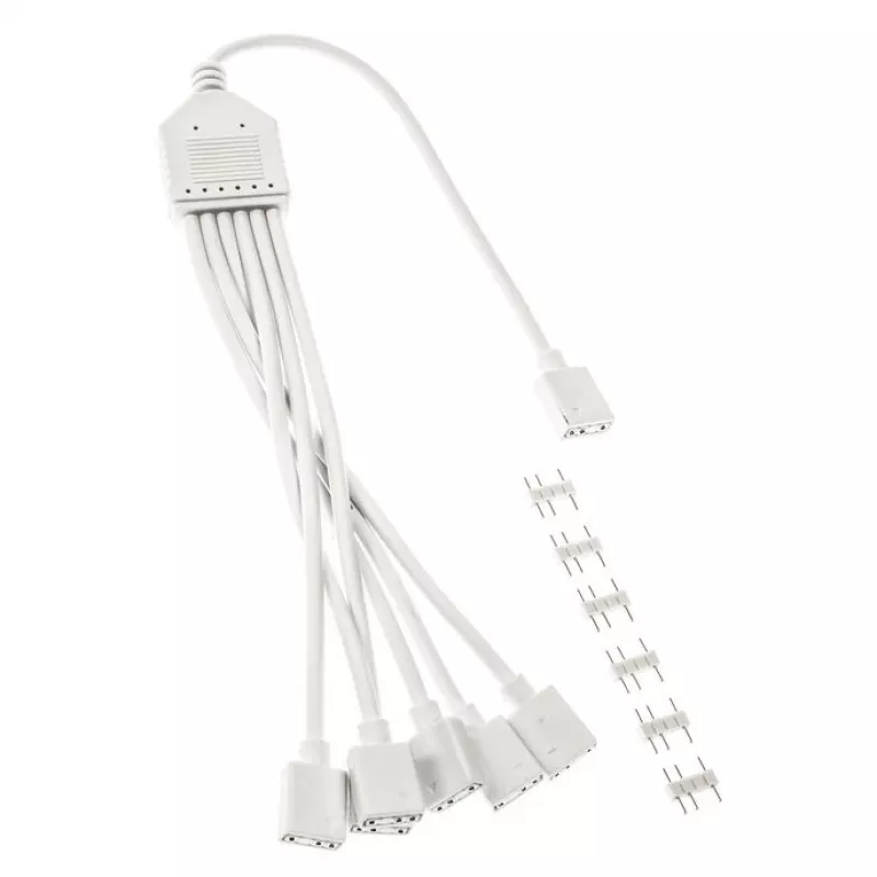 ARGB rozbočovací kábel Kolink PGW-AC-KOL-158 30 cm biely