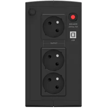 PowerWalker 10121071 záložný zdroj (UPS) line-interactive 1 kVA 600 W 3 AC výstupy