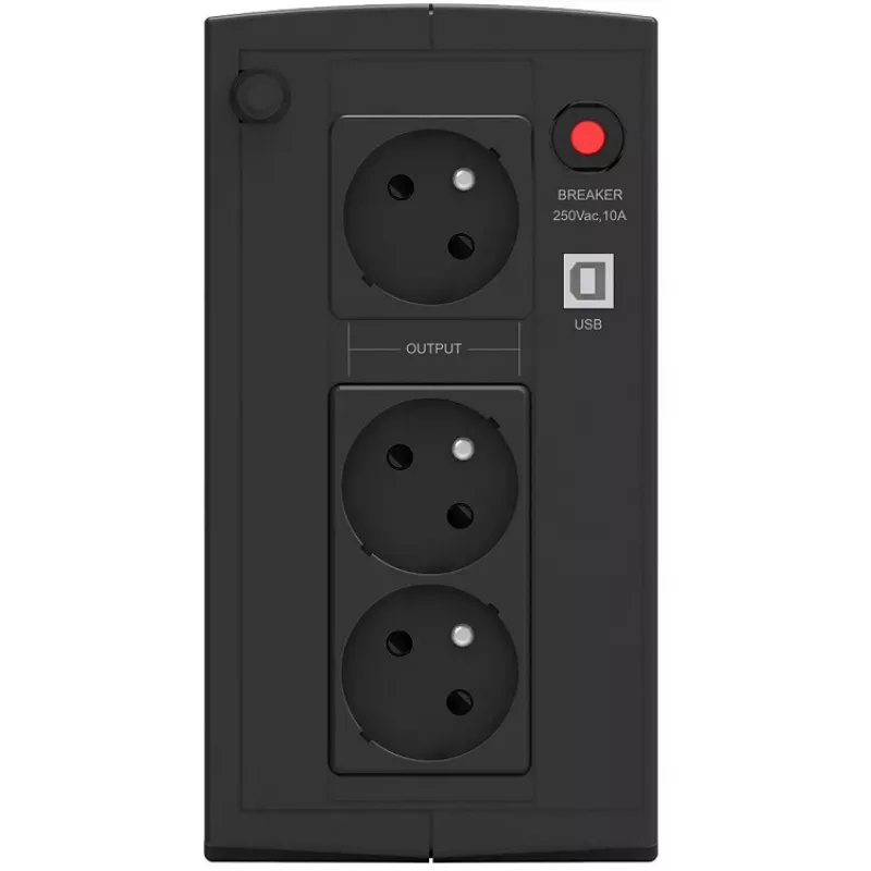 PowerWalker 10121071 záložný zdroj (UPS) line-interactive 1 kVA 600 W 3 AC výstupy