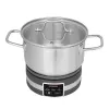 Gastroback 42568 Fondue MultiCook 4in1 a varná doska, 1200 W, hrniec z nehrdzavejúcej ocele 2,3 l, 8 vidličiek