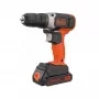 BLACK & DECKER | Akumulátorová vŕtačka so skrutkovačom | BCD001C2-QW | 18 V | 2x1,5 Ah | Lítium