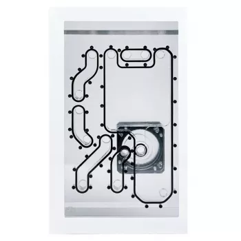 Predný panel Stealkey Customs pre Lian Li O11D Mini MK2 — biela (SW10011.1)