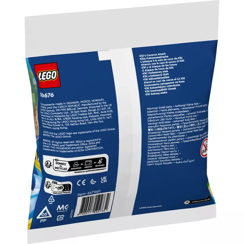 LEGO SONIC THE HEDGEHOG 30676 Kikiho kokosový útok