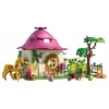 Sada figúrok Princess Magic 71838 Útulný domček víl a zlatý jednorožec