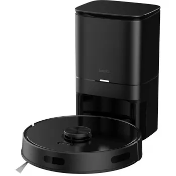 Robotický vysávač Hombli HBVR-0100 — bez vrecka 0,35 L, 3200 mAh, 90 min výdrž, 33 cm priemer, čierny