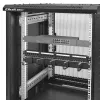 Káblový manažér QOLTEC 54515 1U pre 19-palcové racky