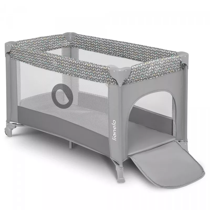 Lionelo Stefi Concrete Multicolor - cestovná postieľka 2 v 1
