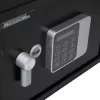 Samostatne stojaci trezor Yale YSG/200/DB2 — oceľ, číselný zámok, 8,6 l, 310×200×200 mm, čierny