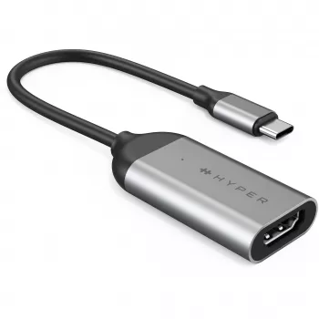 HYPER HD-H8K USB Type-C HDMI nehrdzavejúca oceľ