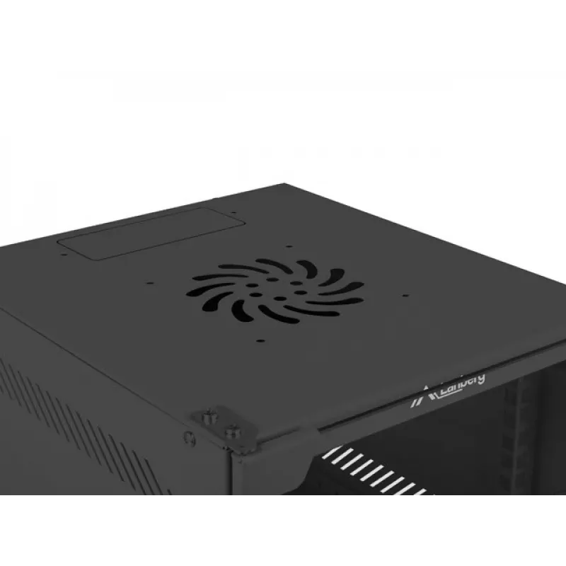 LANBERG 10 nástenná skriňa 4U (280X310, čierna)