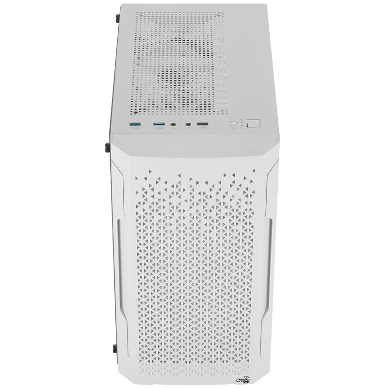 ATX AEROCOOL TRINITY MINI FRGB MICRO MINI TOWER SKRIŇA SO SKLENENÝM PANELOM (BIELA)