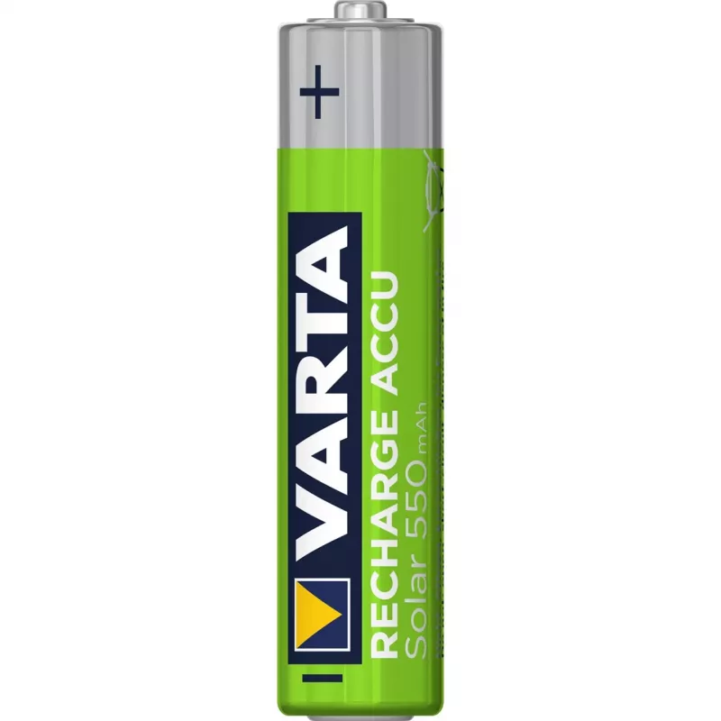 Nabíjateľné batérie Varta Recharge Accu Solar AAA 550 mAh NiMH, 2 ks (56733101402)