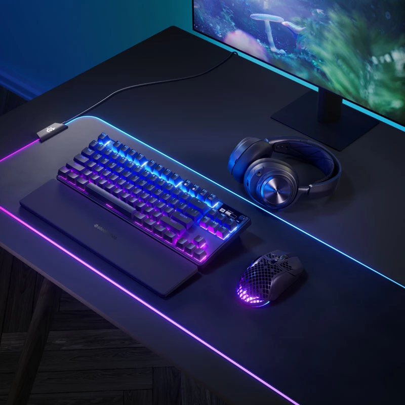 Steelseries Apex Pro TKL klávesnica gaming USB + RF Wireless + Bluetooth QWERTZ nemecká čierna