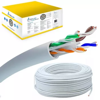 Kábel Twisted pair Extralink CAT6 UTP V2 Indoor 305M
