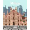 CreArt - Farebné Miláno, maľovanie