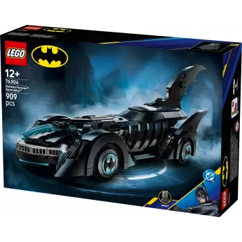 LEGO stavebnica DC Super Heroes Batman Forever Batmobil 76304 — 909 dielov, 1 minifigúrka, odporúčaný vek 12+