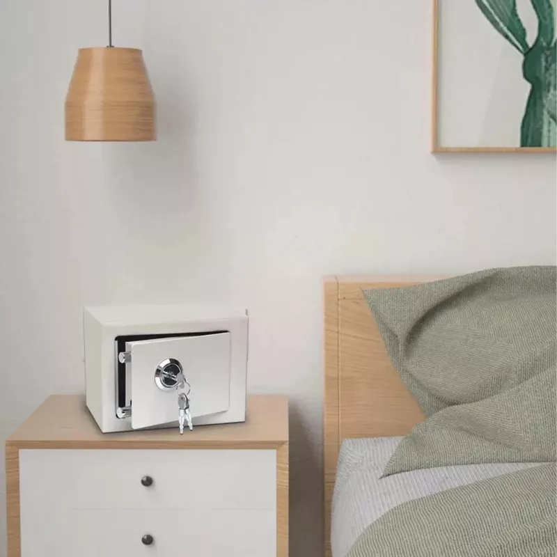 Extralink Home | Domáci trezor | Kancelária, kľúčová skrinka, trezor, biela, S-404