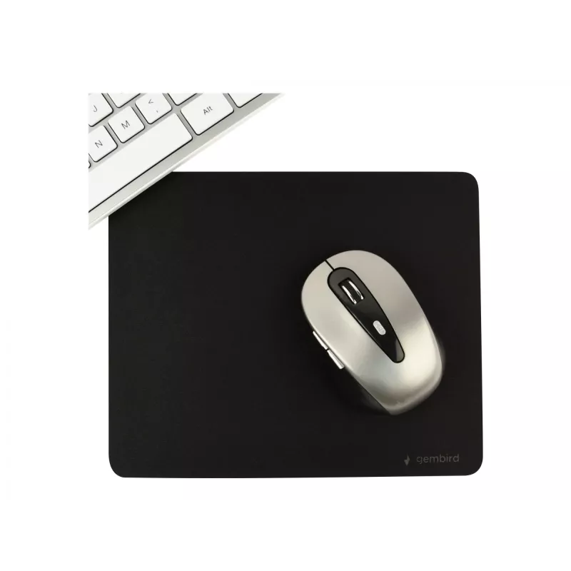 Gembird MP-S-BK podložka pod myš, látka/guma SBR, 220 x 180 mm, čierna