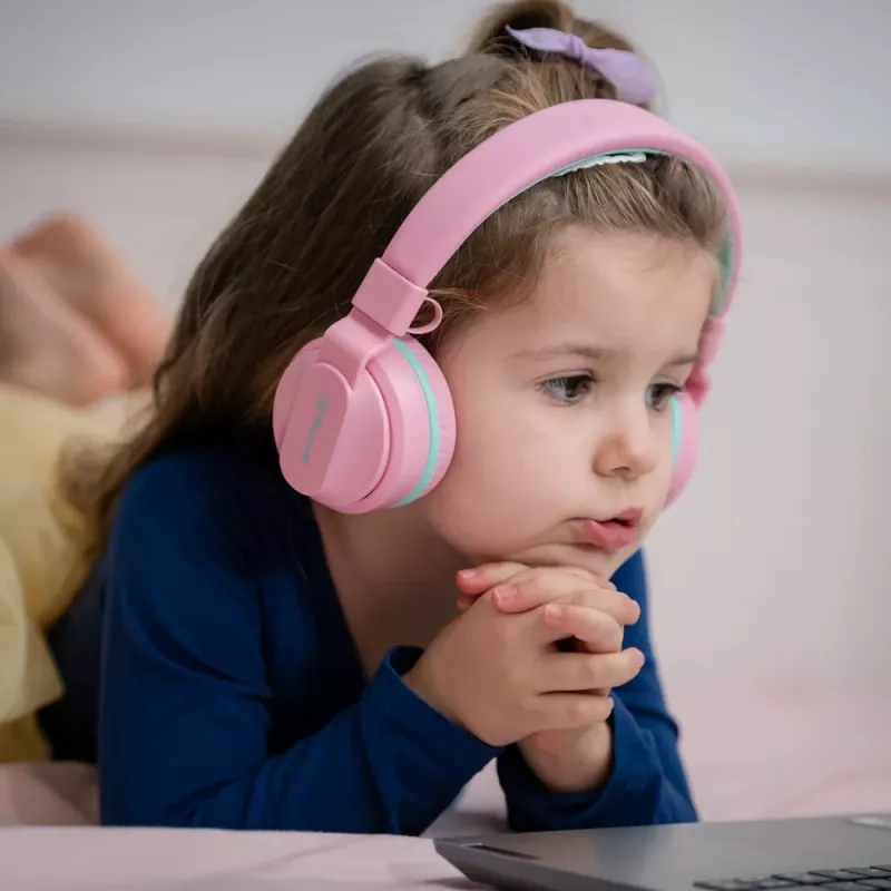 Slúchadlá Tellur Buddy Bluetooth over-ear ružové