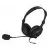 Káblový binaurálny herný headset IBOX W1MV — okolo uší, 3,5 mm, 2 m kábel, mikrofón na ramene