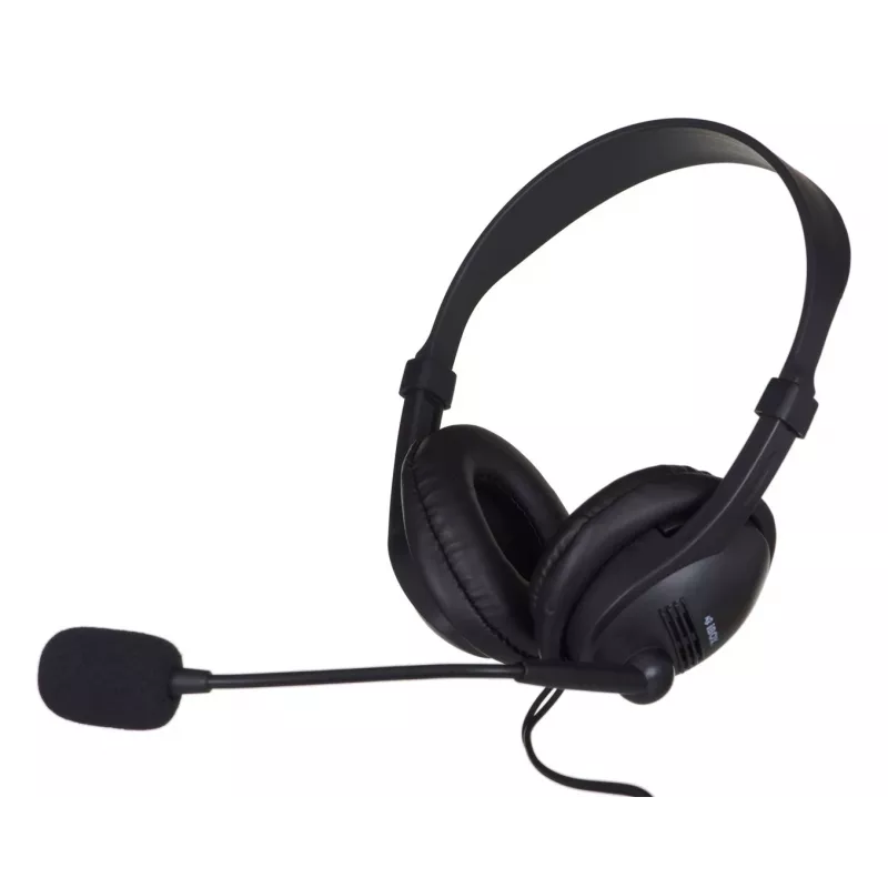 Káblový binaurálny herný headset IBOX W1MV — okolo uší, 3,5 mm, 2 m kábel, mikrofón na ramene