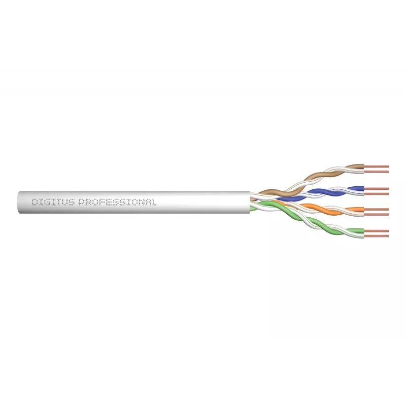 Digitus ASSNET250 CAT 6 U/UTP dátový kábel – inštalačný kábel, 305 m, Eca
