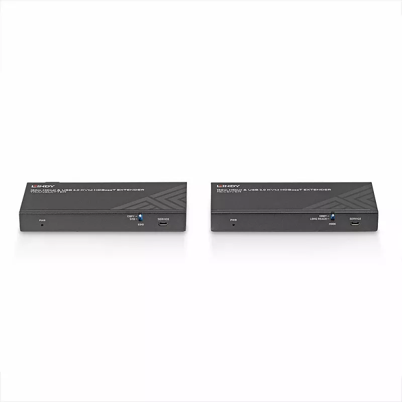 Lindy 150m Cat.6 HDMI 4K60, USB 2.0 a IR HDBaseT KVM extender