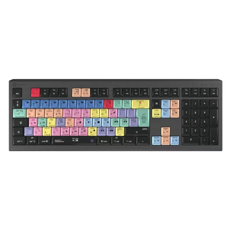Logickeyboard LKB-PPROCC-A2M-UK klávesnica USB QWERTY anglická čierna (LKB-PPROCC-A2M-UK)