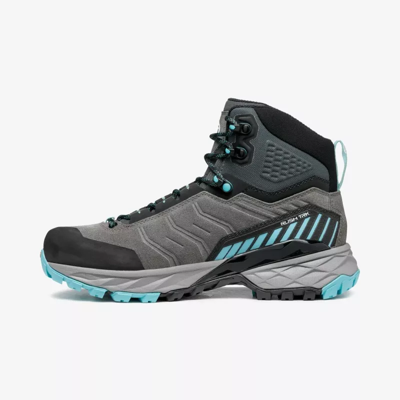 Scarpa Rush TRK GTX Woman dámske turistické topánky, veľkosť 38, Midgray/Aqua