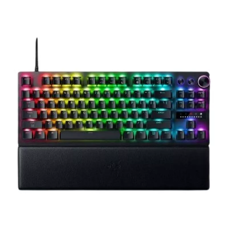 Razer Huntsman V3 Pro Tenkeyless 8KHz | Herná klávesnica | Káblová | US | Čierna | USB Type-C | Razer Analog Optical Switch Gen-2