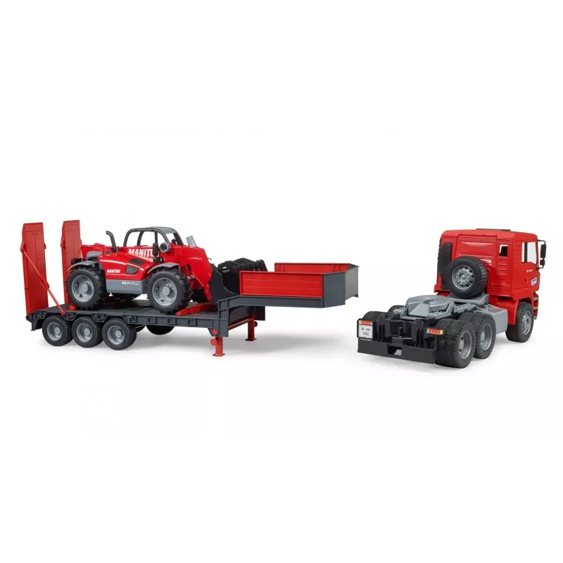 Sada vozidiel BRUDER MAN TGA nákladné auto s nakladačom Manitou