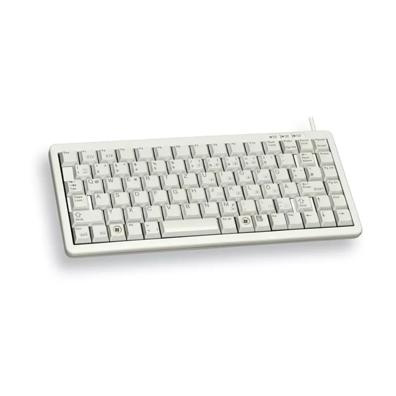 CHERRY Compact, Combo (USB + PS/2) klávesnica Office USB + PS/2 QWERTY sivá