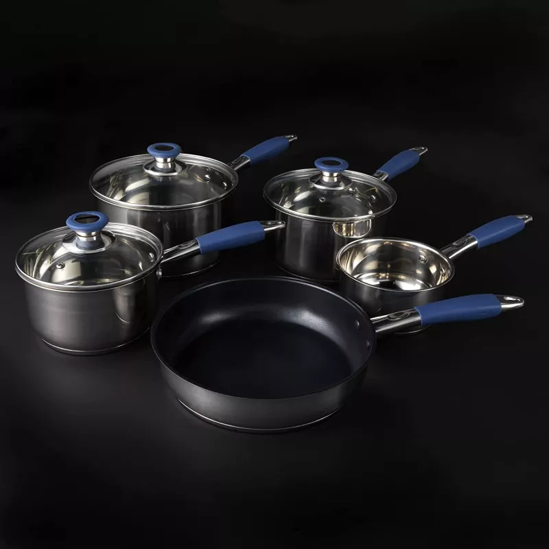 Sada hrncov Russell Hobbs RH01179EU, 5-dielna, modrá