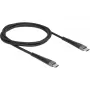 USB kábel DeLOCK 81124 USB 2.0 1m USB C čierny
