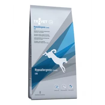 Suché krmivo pre psov TROVET Hypoallergenic LRD jahňacie 3 kg — dospelé psy, 20 % bielkoviny, 16 % tuk, bez lepku a sóje