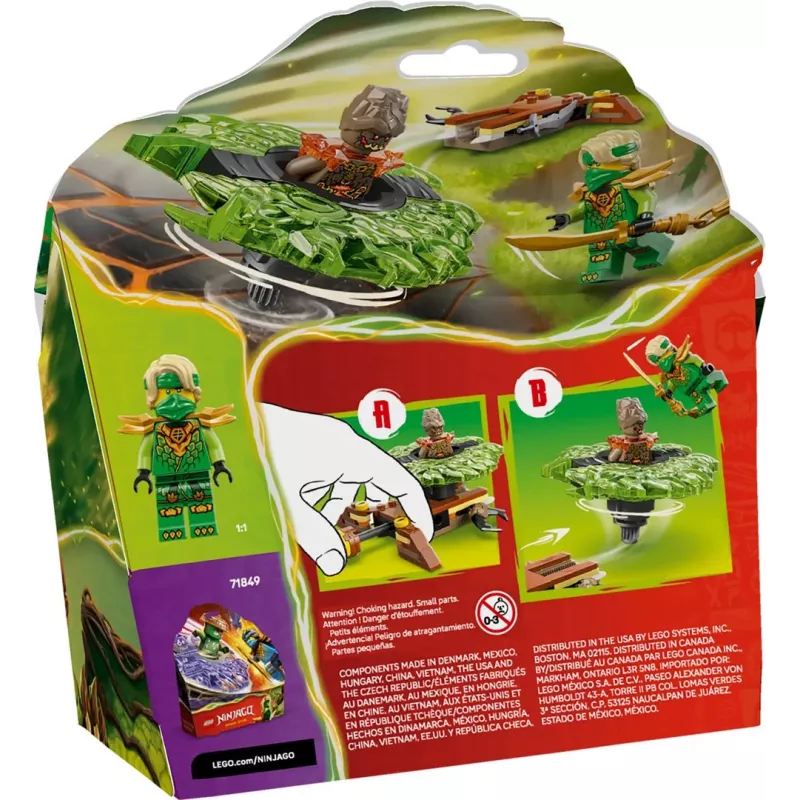 LEGO NINJAGO 71850 Lloyd vs Elemental Monster Spinner