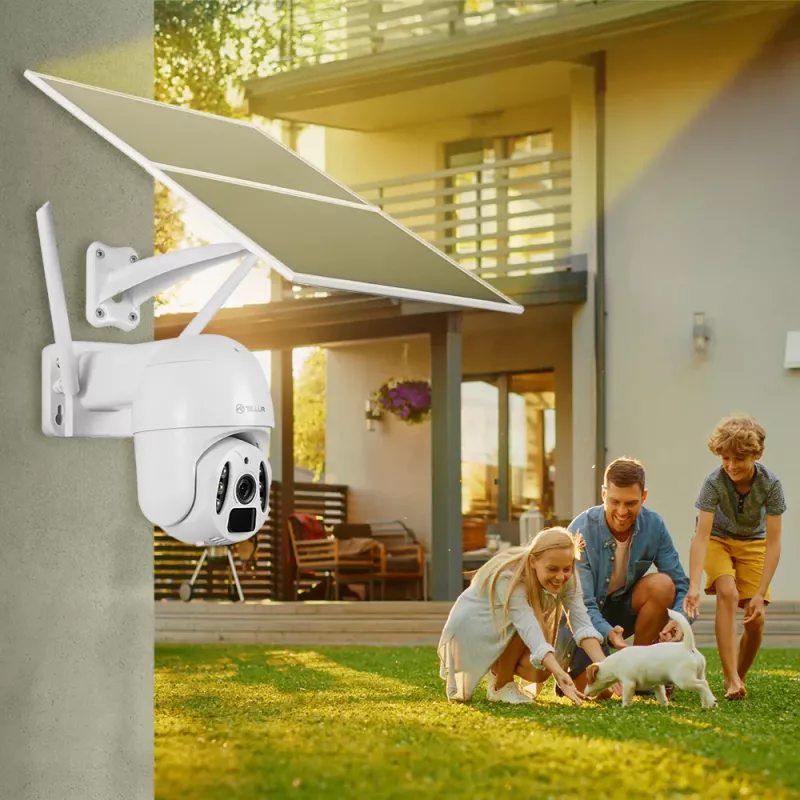 Bezpečnostná kamera Tellur Smart WiFi Solar Camera P&T 3MP 2K UltraHD