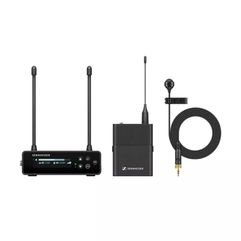 Sennheiser EW-DP ME 4 SET (R4-9) - kamera sada s miniatúrnym vysielačom a ME 4 mikrofónom (smerový), 552-608 MHz