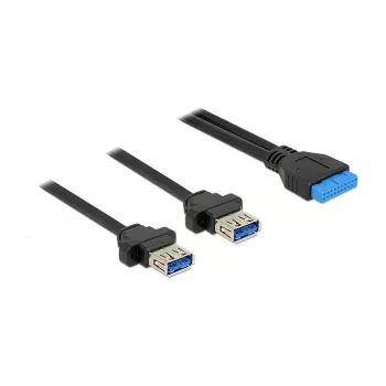 USB kábel DeLOCK 85244 0,8 m čierny