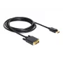 Delock kábel DisplayPort 1.1 konektor samec > DVI 24+1 konektor samec pasívny 3 m čierny (82592)