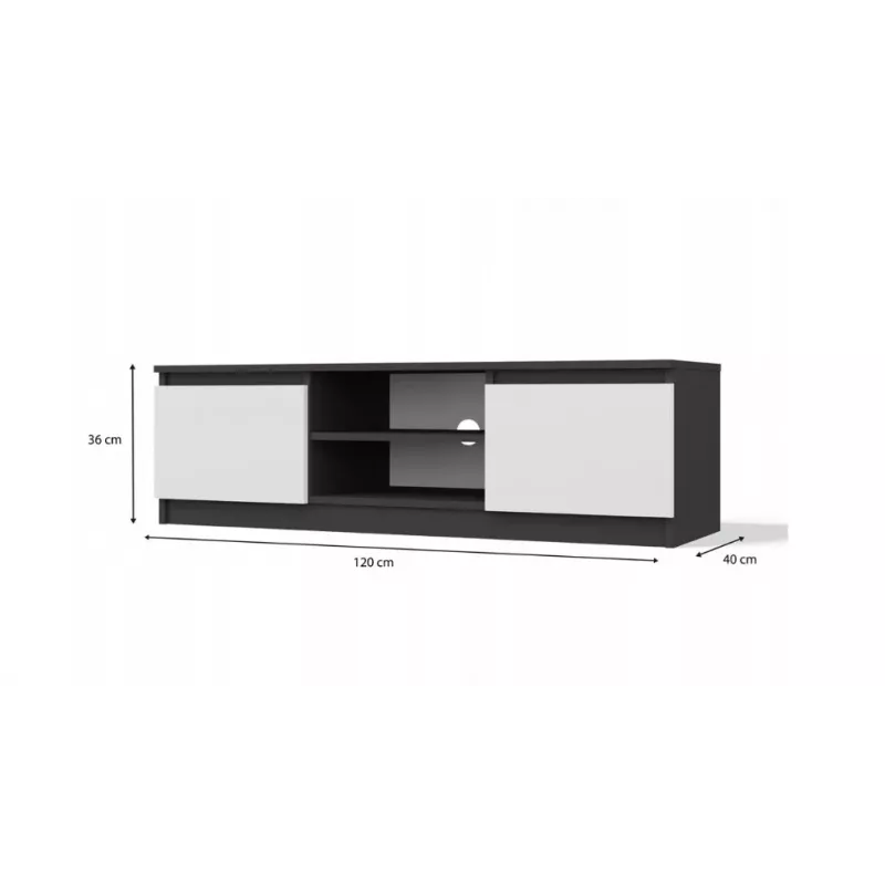 RTV 120 MALWA ANTHRACITE/biela