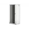 Lanberg WF01-6427-10S rack rozvádzač 27U nástenný rack biely
