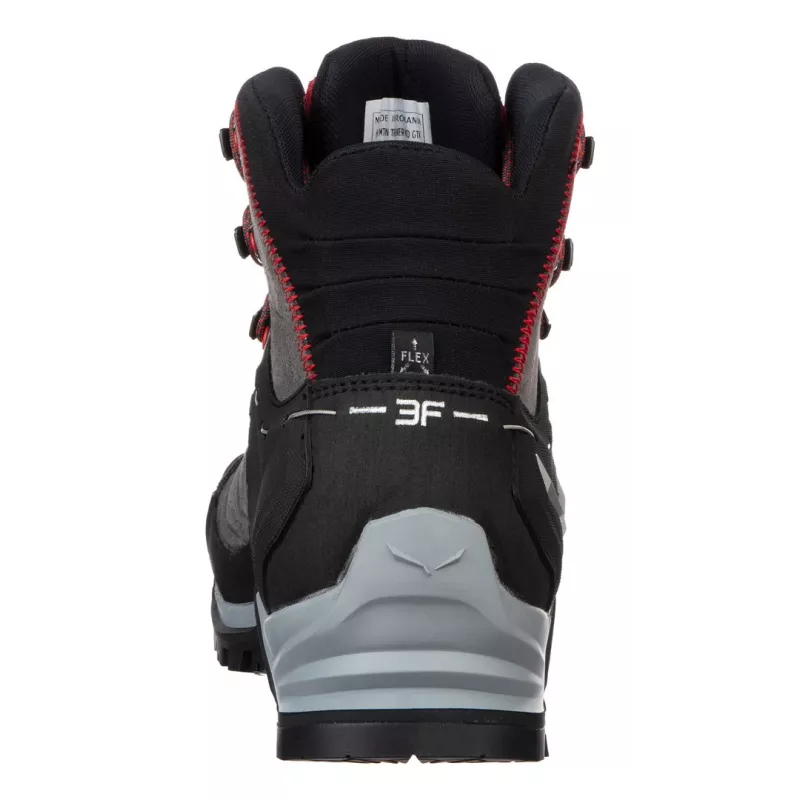 Salewa MTN Trainer Mid GTX pánske charcoal, sivá, červená