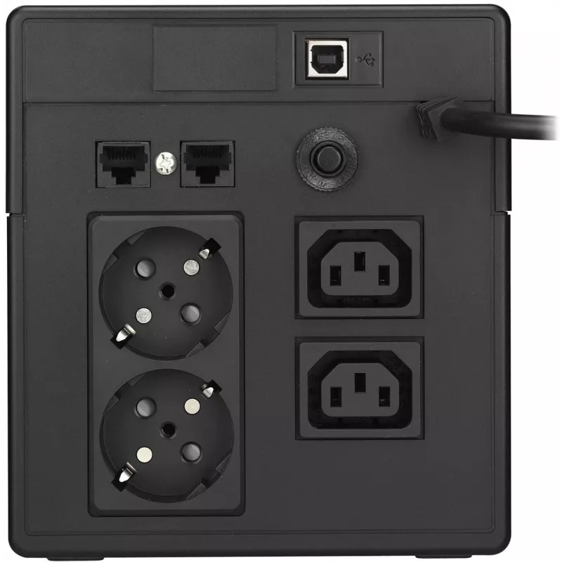 PowerWalker VI 1000 LCD 1 kVA 600 W 4 AC výstupy