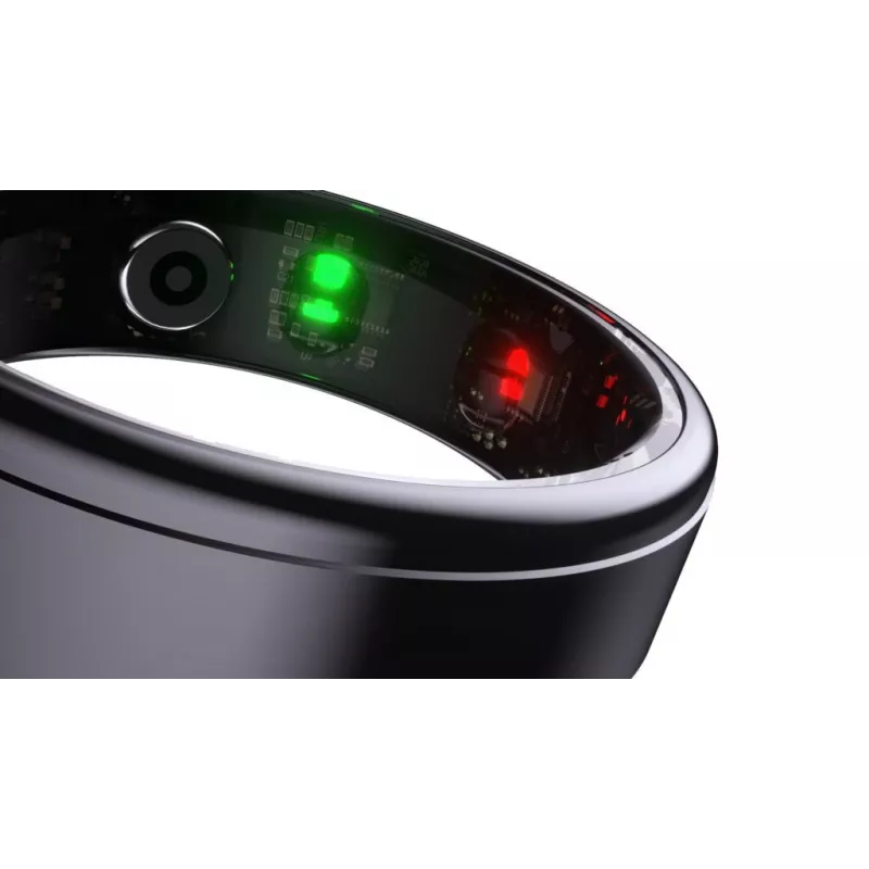 Inteligentný prsteň Manta SR01BK-57 Black, tep srdca a kyslík v krvi, IP68