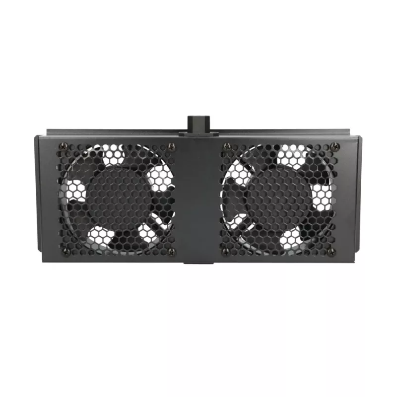 Chladiaci ventilátor Extralink 2 FANS ROOF COOLING UNIT 220V AC čierny kov